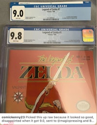 the legend of zelda cgc grade 1