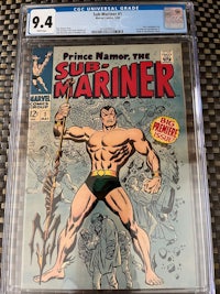a comic book with a picture of the submarine mariner